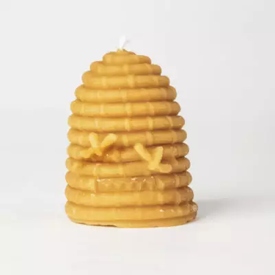 Bienenwachs-Kerze Bienenstock - Handarbeit aus Wien